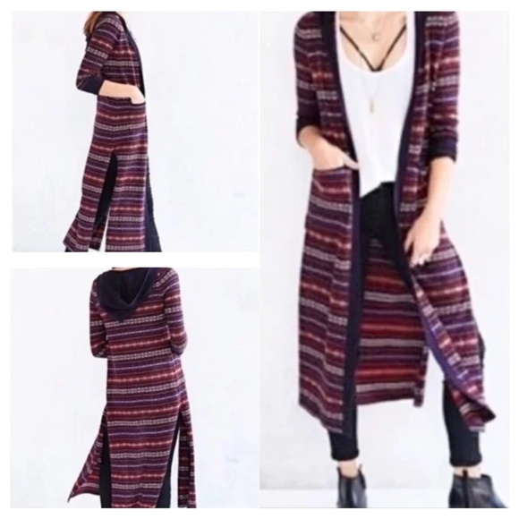 Ecote Sweaters - Ecote Urban Outfitters longline hooded sweater duster cardigan - Size S
